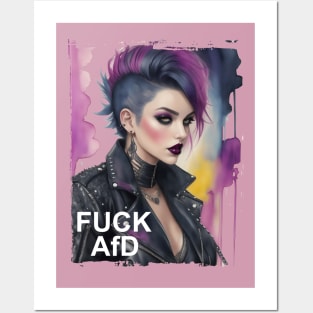 F*CK AfD Posters and Art